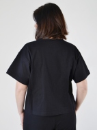 S/S Crop Crew Shirt by PacifiCotton