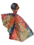 Santos Abstract Wool Scarf by Dupatta Designs