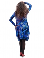 Sapphire Dots Tunic Dress by Alembika
