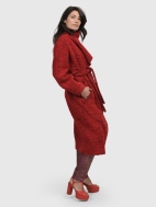Scarlet Wrap Coat by Alembika