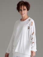 Scattered Holes Sweater by Planet by Lauren G