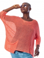 Scoop Neck Knit Pocket Sweater by Alembika