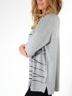 Scribble Long Sweater by Planet