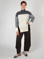 Seacole Colorblock Sweater by Plush Cashmere