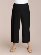 Side Slit Wide Capri by Sympli