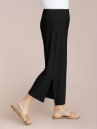 Side Slit Wide Capri by Sympli