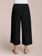 Side Slit Wide Capri by Sympli