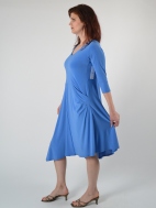 Slant Pocket Dress, 3/4 Slv by Sympli