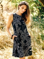 Sleeveless Trapeze Dress Short by Sympli