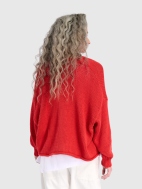 Slouchy Coral Cardigan by Alembika