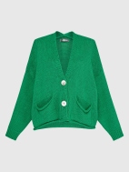 Slouchy Green Cardigan by Alembika
