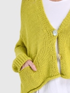 Slouchy Yellow Cardigan by Alembika