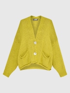 Slouchy Yellow Cardigan by Alembika