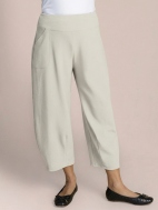 Soffio Crepe Narrow Lantern Pant
