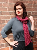Solid Wool Scarf by Butapana