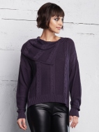 Split Cowl Sweater by Planet
