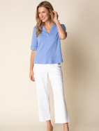 Split Neck Tee by Habitat