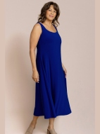 Square Neck Fit N Flare Dress by Sympli