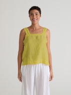 Square Neck Shell by Cut Loose
