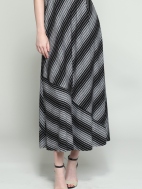 Stripe Bardot Dress by Chalet et ceci