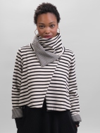 Stripe Crop Jacket by Alembika