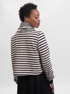 Stripe Crop Jacket by Alembika