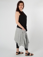 Stripe Pocket Skirt by Inizio