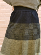 Striped Knit Skirt by Butapana