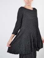 Terry Pin Stripe Tunic by Comfy USA