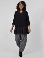 Texture Knit Pocket Top by Grizas