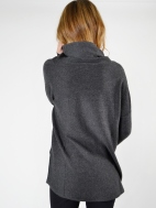 Textured Drawstring Tunic by Kinross Cashmere