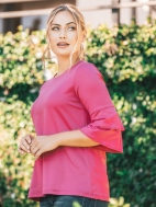 The Double Bell Sleeve Top by A'nue Miami
