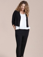 V-Neck Bolero 3/4 Slv by Sympli