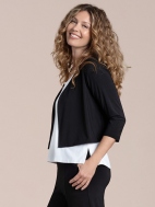 V-Neck Bolero 3/4 Slv by Sympli