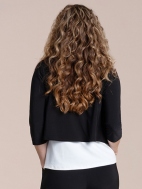 V-Neck Bolero 3/4 Slv by Sympli