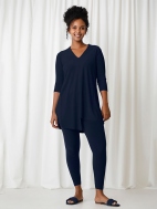 V-Neck Double Over Tunic by Sympli