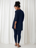 V-Neck Double Over Tunic by Sympli