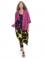 Violet Linen Jacket by Alembika