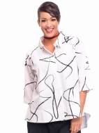 White Ribbon Alice Top by Snapdragon & Twig