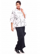 White Ribbon Alice Top by Snapdragon & Twig
