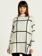 Windowpane Sweater by Planet by Lauren G
