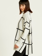 Windowpane Sweater by Planet by Lauren G