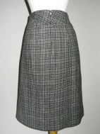 Wool Plaid Skirt by Crea Concept