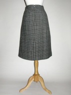 Wool Plaid Skirt by Crea Concept