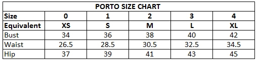 Ipanema Size Chart