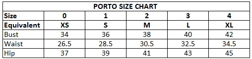 Liverpool Pants Size Chart