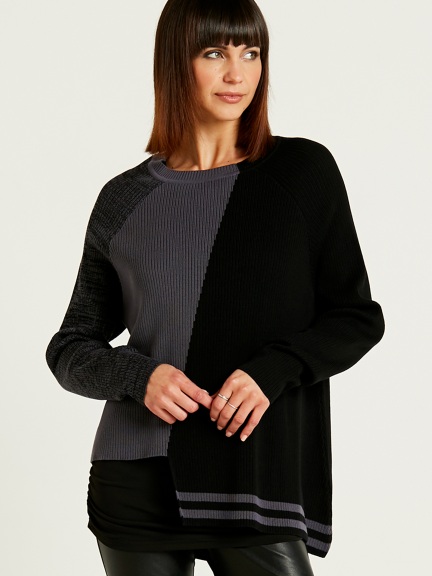 2 Tone Sweater by Planet