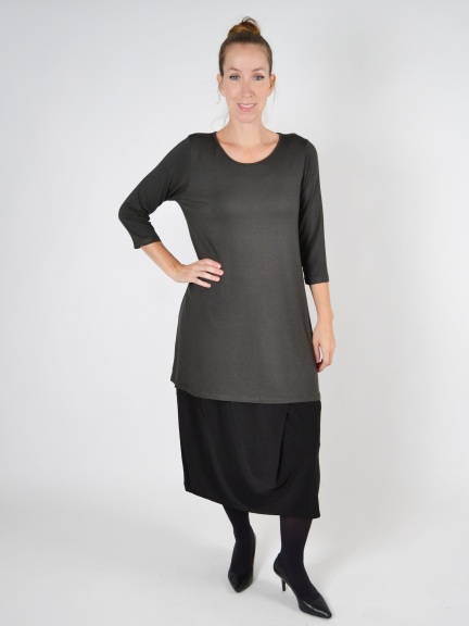 3/4 Sleeve Tunic Top by Comfy USA