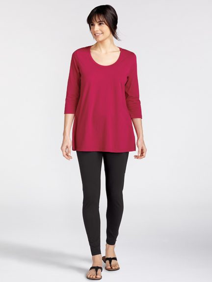 3/4 Sleeve Tunic by Flax at Hello Boutique