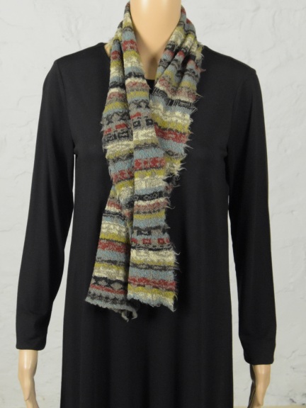 Abstract Stripe Scarf by Butapana